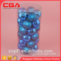 Best price Top quality felt solid color plastic hanging christmas balls for christmas decoration